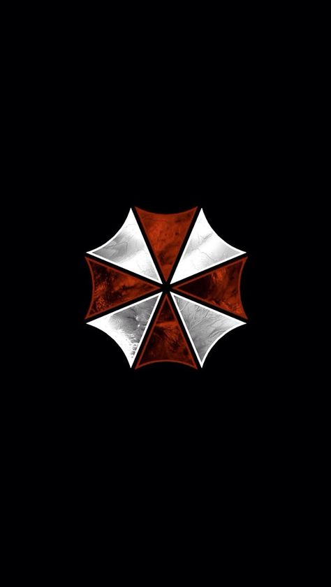 umbrella corporation resident evil wallpaper iphone phone Umbrella Corporation, Resident Evil, Black Background, A Black, Umbrella, Wallpapers, Red, White, Black