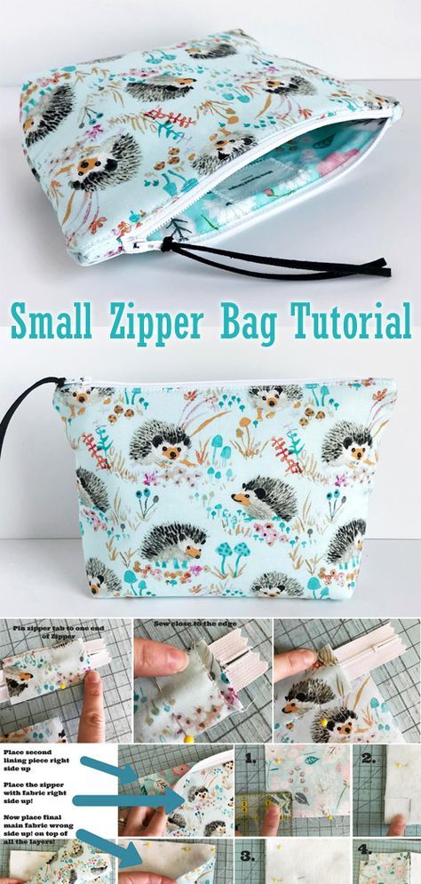 Zipper Pouch Gift Ideas, Zipper Pouch Tutorial Free Pattern Sewing Projects, Diy Zipper Bags And Totes, Sew Small Zipper Pouch, Sewing Small Bags Zipper Pouch, Small Bag Diy Sewing Projects, Small Zipper Bags To Sew, Small Zipper Bags Free Pattern, Zipper Bag Sewing Pattern