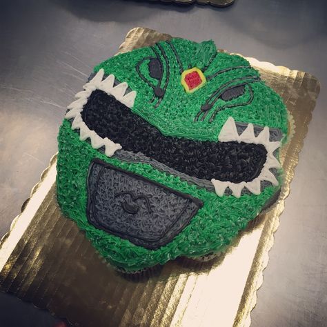 Green power ranger cupcake / cupcake cake Green Power Ranger Cake, Power Ranger Cake Pops, Power Ranger Cupcake Cake, Power Ranger Birthday Cake Ideas, Power Ranger Cupcakes Toppers, Power Ranger Birthday Cake, Power Ranger Dino Charge Birthday, Power Ranger Cupcakes, Power Rangers Cake