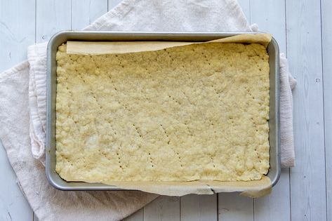 Versatile Buttery Shortbread Crust Shortbread Crust Desserts, Cheesecake Crust Recipe, Shortbread Crust Recipe, Cookie Crust Recipe, Shortbread Cookie Crust, Shortbread Cookies Easy, Non Dairy Butter, Cheesecake Crust, Raspberry Cookies