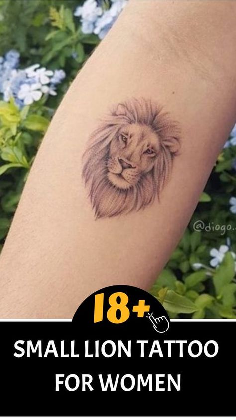 The roar of a lion resonates with strength, courage, and majesty. It’s a sound that echoes through the realms of the wild, reminding us of the untamed beauty Cute Lion Tattoo For Women, Small Lion Tattoo For Women, Lion Tattoo For Women, Small Leo Tattoo, Leo Lion Tattoos, Thigh Garter Tattoo, Lion Tattoo Ideas, Cute Shoulder Tattoos, Small Lion Tattoo