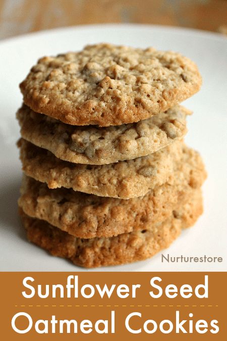 Sunflower Seeds Cookies, Recipes Using Sunflower Seeds, Sunflower Seed Flour Recipes, Recipes With Sunflower Seeds, Sunflower Recipes, Sunflower Seed Recipes, Sunflower Growing, Oatmeal Cookies Recipes Easy, Sun Butter