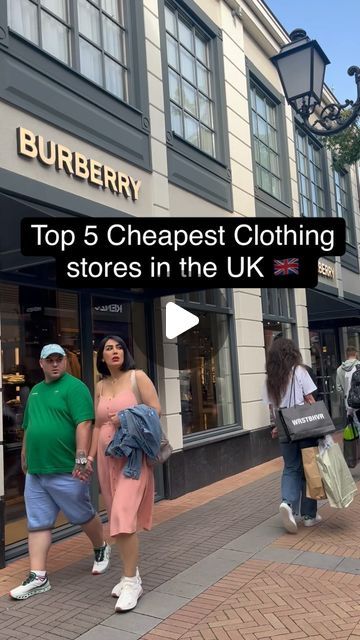 Ritu Singh on Instagram: "Some of the cheapest clothing stores in the UK, known for the offering affordable fashion, includes:-

1. Primark:- Known for very prices on a wide range of clothing, from casual wear to accessories.

2. George at ASDA:- The clothing line by the supermarket ASDA, offering budget-friendly options.

3. F&F at Tesco:- Similar to George, Tesco’s clothing brand provides low-cost, trendy apparel.

4. Tk Maxx- Discounted designer clothing at a fraction of the original price.

5. Everything 5Pounds:- An online store where every item id priced at £5.

#london #réel #londonlife #london🇬🇧 #londonist #reels  #reelsinstagram #reelsvideo #reelitfeelit #uk #short #shorthair #shopping #shoppingonline #metro #top #shorts #culture #india #indian #usa #used" Primark London, London Clothing, Burberry Top, Cheap Clothing Stores, George At Asda, London Life, Clothing Line, Clothing Brands, Clothing Stores