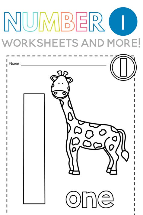 Number 1 coloring page with a giraffe Teaching The Number 1 Preschool, Learning The Number 1 Preschool, Number 1 Colouring Worksheet, Pre K Number 1 Activities, Number 1 Worksheets For Toddlers, Number 1 Activities For Preschool Crafts, Number 1 Worksheet Kindergarten, Number 1 Activity For Preschool, Number One Worksheet Preschool