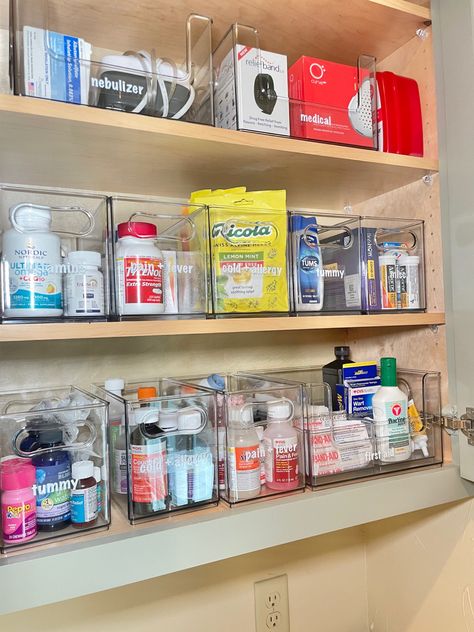 The Home Edit Open Front Bin, 10” … curated on LTK Home Edit Bathroom, Under The Sink Organization, Medicine Cabinet Organization, Bathroom Storage Ideas, Home Edit, Medicine Organization, House Organisation, Linen Closet Organization, Future Apartment Decor