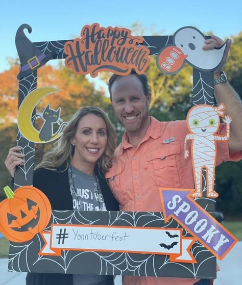 Halloween Photo Frame Diy, Halloween Selfie Frame, Trunk Or Treat Photo Backdrop, Halloween Photo Booth Frame, Halloween Photobooth Diy, Halloween Selfie Station, Halloween Photo Backdrop Diy, Halloween Photo Booth Backdrop, Halloween Photobooth