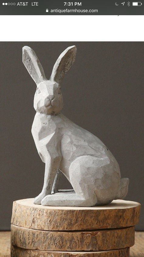 Whimsical Rabbit, Rabbit Statue, Bunny Statue, Wild Hare, Rabbit Sculpture, Rabbit Decor, Decor Elements, Rabbit Figurine, Adorable Bunny