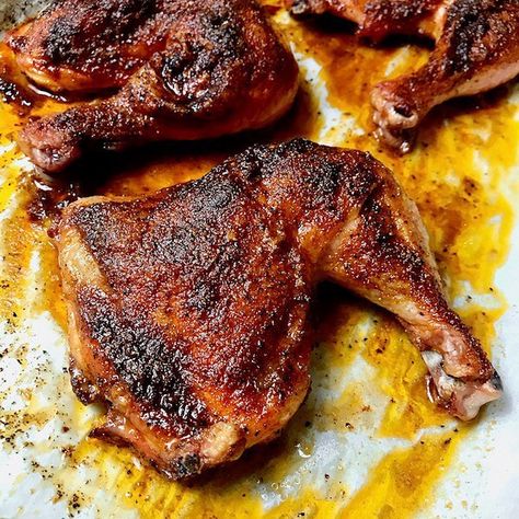 Roasted Chicken Leg Quarters is a simple meal that’s prepared in minutes. For all the people who say they can’t cook there’s no excuse with this meal. You really can’t mess this up. This is a perfect for college students living in apartments because it’s very economical. Look at that color! Make sure to check out the blog for sides too. https://www.thegeneticchef.com/roasted-chicken-leg-quarters/ . . . . #thegeneticchef #f52grams #foodgasm #todayfood #foodblogeats #myallrecipes #f52bestof #food Baked Bbq Chicken Legs, Roasted Chicken Leg Quarters, Chicken Quarter Recipes, Chicken Leg Quarter Recipes, Roasted Chicken Legs, Bbq Chicken Legs, Chicken Breast Crockpot Recipes, Leg Quarters, Chicken Quarters