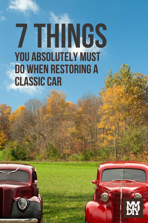 Vintage Car Restoration, Classic Cars Restoration, Car Design Ideas, Car Restoration Diy, Car Ownership, Automotive Restoration, Classic Car Restoration, School Buses, Project Cars