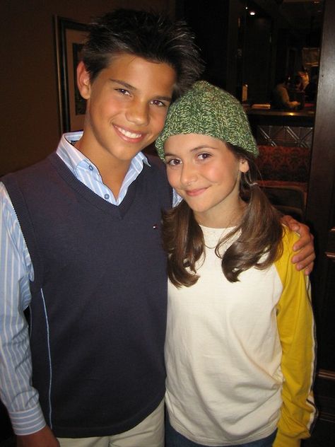 aw baby Taylor Lautner & Alyson Stoner.i totally remember her in the missy elliot videos Cheaper By The Dozen, Baby Taylor, Taylor Lautner