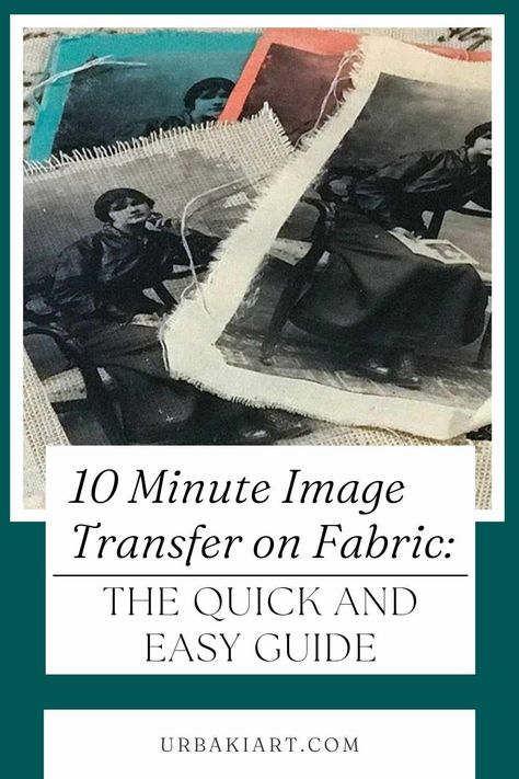 10 Minute Image Transfer on Fabric: The Quick and Easy Guide – Urbaki Art Photos On Fabric How To Put, Ink Printing On Fabric, How To Transfer Printed Image To Canvas, Transfer Photos To Fabric, Transfer Images To Fabric, Fabric Transfer Paper, How To Put Photos On Fabric, How To Transfer Photos To Fabric, Linen Crafts Diy Projects