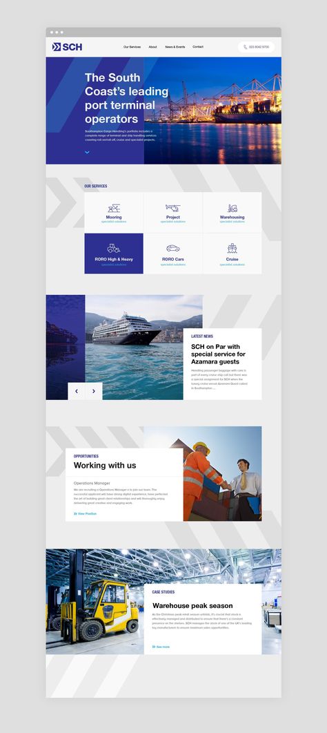 Corporate Website Design Inspiration Layout, Logistics Website Design, Cool Web Design, Webdesign Portfolio, Mise En Page Web, Corporate Web Design, Corporate Website Design, Ui Design Mobile, Web Design Quotes