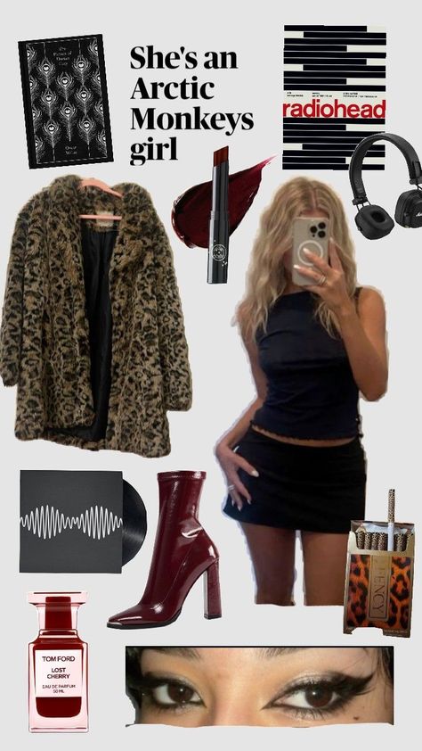 She's an arctic monkeys girl Artic Monkeys Girl, Monkey Girl, Artic Monkeys, Arctic Monkeys, Monkeys, Tom Ford, Lookbook, Outfit Inspo