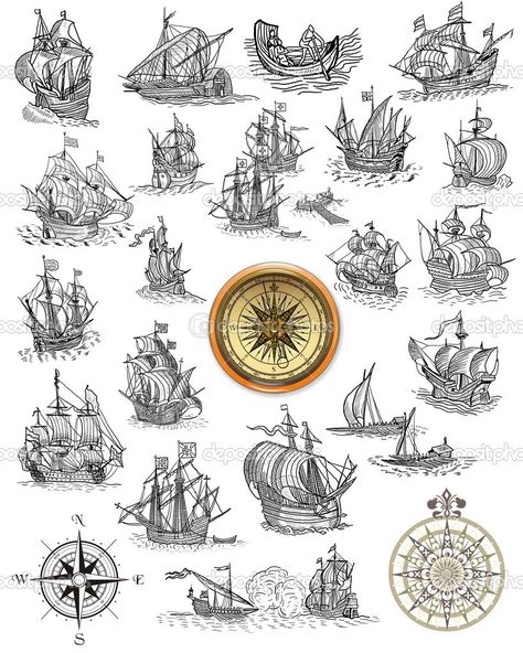 Tattoo Meanings Symbols, Map App Icon, Vintage App Icons, Pirate Symbols, Pirate Ship Tattoos, Vintage App, Fantasy Map Making, Map Symbols, Pirate Tattoo