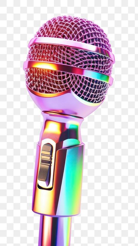 Microphone Png, Microphone Karaoke, Png Aesthetic, Iridescent White, Karaoke, White Background, Technology, White, Instagram