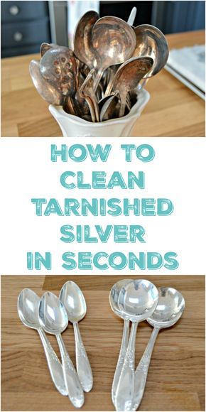 Clean Tarnished Silver, Cleaning Tarnished Silver, Clean Hacks, Homemade Toilet Cleaner, Clean Baking Pans, Cleaning Painted Walls, How To Clean Silver, Glass Cooktop, Deep Cleaning Tips