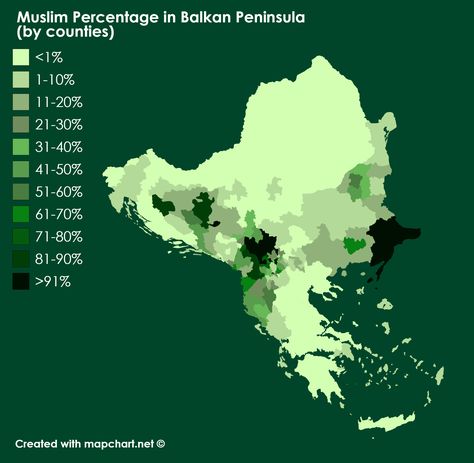 Muslim Percentage in Balkan Peninsula (by counties) Turkic Languages, Semitic Languages, Dna Genealogy, Balkan Peninsula, Imaginary Maps, Blue Green Eyes, English Verbs, Alternate History, Art Masters