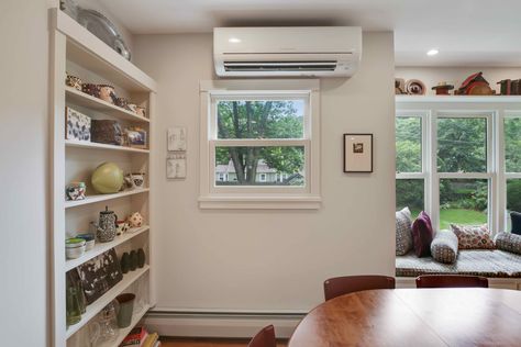 Heat Pump Cover, Ductless Mini Split, Hvac Unit, Split System, Hvac System, Heat Pump, Top 20, Heating And Cooling, Bookshelves