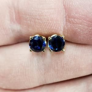 Oval Royal Blue Princess Diana Saphire/Sapphire Earrings | Etsy Blue Sapphire Earrings, Elizabeth Jewelry, Earrings Sapphire, Sapphire Stud Earrings, Blue Sapphire Studs, Sapphire Earrings Studs, Sapphire Studs, Sapphire Solitaire, Halo Earrings