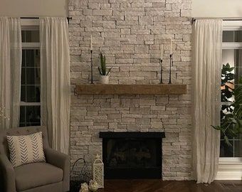 Rustic Fireplace Mantels, Fireplace Mantel Shelf, Reclaimed Wood Beams, Wood Fireplace Mantel, Rustic Fireplaces, Green Interior, Fireplace Remodel, Mantel Shelf, Wood Fireplace