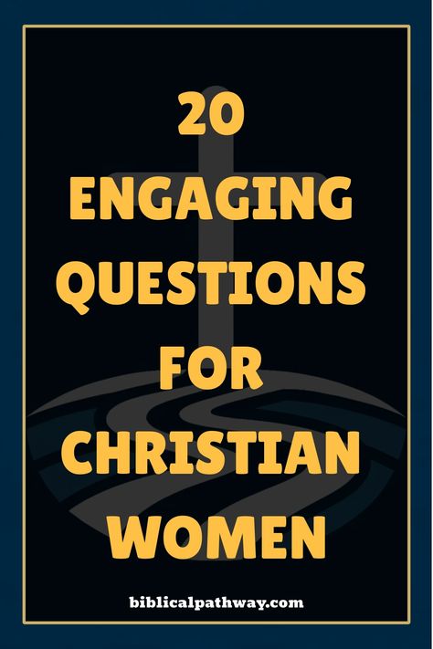 Gathering together as Christian women provides a unique opportunity to share, learn, and grow in faith. To help kickstart meaningful connections, here are 20 Christian icebreaker questions tailored for women’s groups. These questions are designed Womens Group Discussion Topics, Icebreaker Questions For Women, Ice Breakers For Women, Bible Questions And Answers, Christian Women's Ministry, Icebreaker Questions, Bible Questions, Resolving Conflict, Grow In Faith