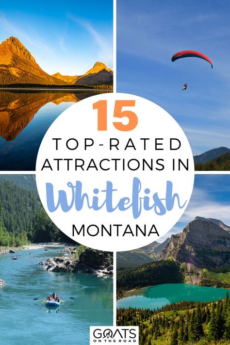 15 Top-Rated Attractions in Whitefish, MT Montana Travel Guide, Glacier National Park Vacation, Glacier National Park Hikes, Montana Hiking, Glacier National Park Trip, Wyoming Vacation, Montana Vacation, Montana Travel, Yellowstone Trip