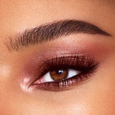 Eyes To Mesmerise, Charlotte Tilbury, Lashes, Coral, Copper, Cream, Makeup, Instagram, Make Up