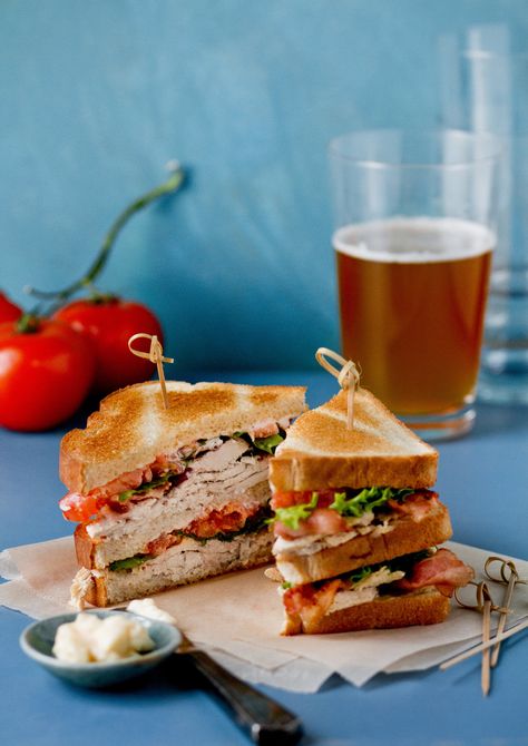 NYT Cooking: Club Sandwiches Cardboard Chicken, Chicken Club Sandwich, Club Sandwiches, Club Sandwich Chicken, Summer Picnic Food, Club Sandwich Recipes, Chicken Club, Chicken Sandwich Recipes, Sandwich Fillings