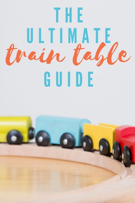 Train Table Ideas, Brio Train Table, Kids Train Table, Train Table Storage, Wooden Train Table, Train Set Table, Train Table Layout, Coffee Table Crate And Barrel, Brio Train