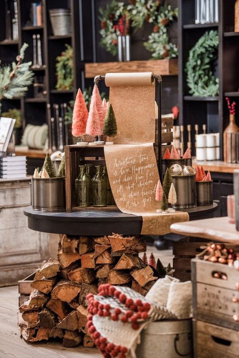 Holiday Display 2018 | Magnolia Market | Chip & Joanna Gaines | Waco, TX | Christmas Store Displays, Christmas Shop Displays, Holiday Retail, Gift Shop Displays, Chip Joanna Gaines, Christmas Window Display, Boutique Display, Magnolia Market, Holiday Display