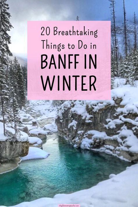 Banff Winter, Things To Do In Banff, Winter Travel Destinations, Canada Travel Guide, Banff Canada, Canada Road Trip, Canada Destinations, Visit Canada, Winter Destinations