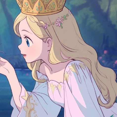 Cute Pfp Cartoon, Girl Cartoon Aesthetic, Cute Cartoon Pfp, Princesses Fanart, Disney Anime Style, Profile Cute, Cartoon Pfp, 캐릭터 드로잉, Digital Art Anime