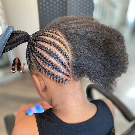 Braided Hairstyles For Kids Natural Hair, August Hairstyles, Plaiting Natural Hair Styles, Paris Hairstyles, Natural Cornrow Hairstyles, Braid Hairstyles For Kids, Children Hairstyles, Hair Braid Patterns, Toddler Braids