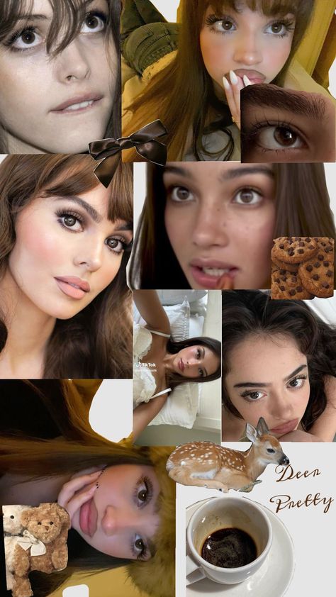 deer pretty aesthetic ✨️ #coffeeaesthetic #brownaesthetic #deerpretty #deer beauty #bambi #doeeyes #coquette #coquettegirl #coquettegirlie Deer Pretty Aesthetic, Deer Pretty Makeup, Bambi Pretty, Bambi Halloween, Deer Beauty, Bambi Aesthetic, Deer Pretty, Bambi Beauty, Baby Pink Lipstick