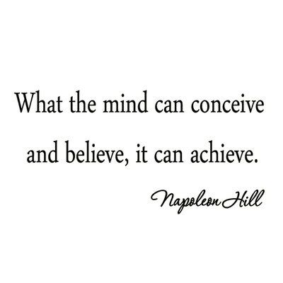 Winston Porter Drumavoley What the Mind can Conceive and Believe, It can Achieve Wall Decal What The Mind Can Conceive And Believe, Quotes Dream, Vinyl Wall Quotes, Life Quotes Love, Robert Kiyosaki, Positive Self Affirmations, Latest Trend, Daily Inspiration Quotes, Tony Robbins