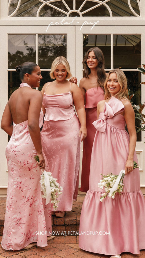 Shop chic, exclusive designs for all of life’s little moments with Petal and Pup. Revelry Bridesmaid Dresses Pink, Mismatch Pink Bridesmaids, Ballet Pink Bridesmaid Dresses, 2025 Bridesmaid Dresses, Pink Bridesmaids Dresses Mismatched, Mix Match Pink Bridesmaid Dresses, Soft Pink Bridesmaid Dresses, Shades Of Pink Bridesmaid Dresses, Emerald Green And Pink Wedding