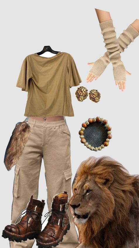 lion outfit #therian Lion Inspired Outfit, Lion King Inspired Outfits, Lion King Clothes, Lion Outfit, Lion King Costume, Lion King Musical, King Outfit, Lion Costume, Disney 2024