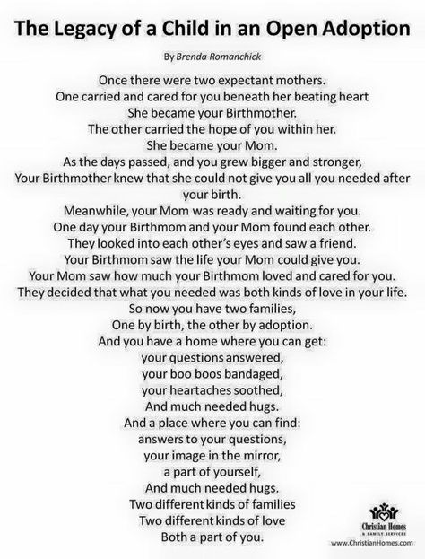 Birth Parents Quotes, Birthmom Quotes, Birth Mother Quotes, Adoption Poems, Types Of Parenting, Adoption Resources, Adoption Quotes, Adoption Announcement, Open Adoption