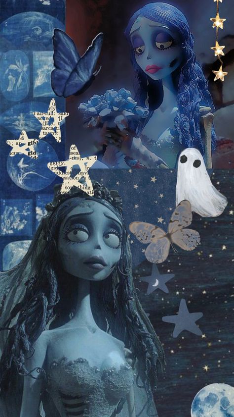 Checkout jippoxfrdaaa's Shuffle #corspebride #blue #timburtonmovies #timbourton Corpse Bride Art, Emily Corpse Bride, Tim Burton Corpse Bride, Tim Burton Characters, Tim Burton Art, Tim Burton Films, Gothic Wallpaper, Tim Burton Movie, Cocoppa Wallpaper