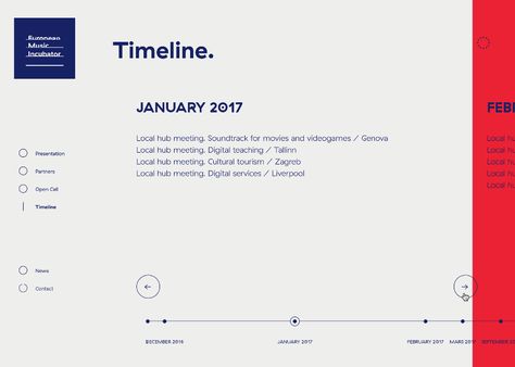 Horizontal timeline navigation Modern Timeline Design, Interactive Timeline Design, Timeline Website Design Layout, Horizontal Timeline Design, Timeline Design Website, Website Timeline Design, Dropdown Ui Design, Timeline Ui Design, Button Ui Design