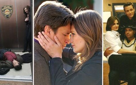 For eight seasons, ABC's Castle stole the hearts of fans everywhere. However, there were a lot of mysterious secrets hidden away behind the scenes. Castle Photoshoot, Castle Tv Show, Seamus Dever, Tamala Jones, Castle Tv Shows, Castle Tv, Kate Beckett, Story Arc, Stana Katic