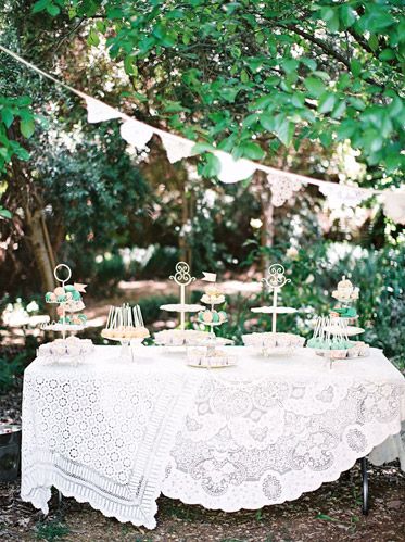 Antique Lace Linens in Wedding | photography by http://featherandstone.com.au/ Lace Tablecloth Wedding, Wedding Ceremony Ideas, Lace Tablecloth, Wedding Boho, Vintage Tablecloths, Deco Floral, Wedding Tips, Chic Wedding, Vintage Lace