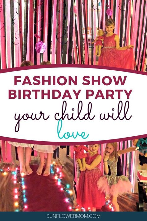 Fashion Show Themed Birthday Party, Fashion Designer Party Theme, Pageant Birthday Party Ideas, Fashion Designer Birthday Party Ideas, Fashion Design Birthday Party Ideas, Fashion Themed Birthday Party, Fashion Show Birthday Party Runway, Fashion Week Birthday Theme, Diy Runway Stage Ideas Fashion Show