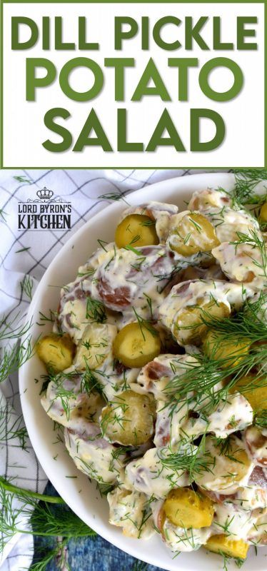 Dill Pickle Potato Salad Recipe, Dill Pickle Potato Salad, Pickle Potato Salad, Picnic Salad, Coleslaw Recipes, Potato Salad Dill, Potatoe Salad, Dill Potatoes, Pickle Lover