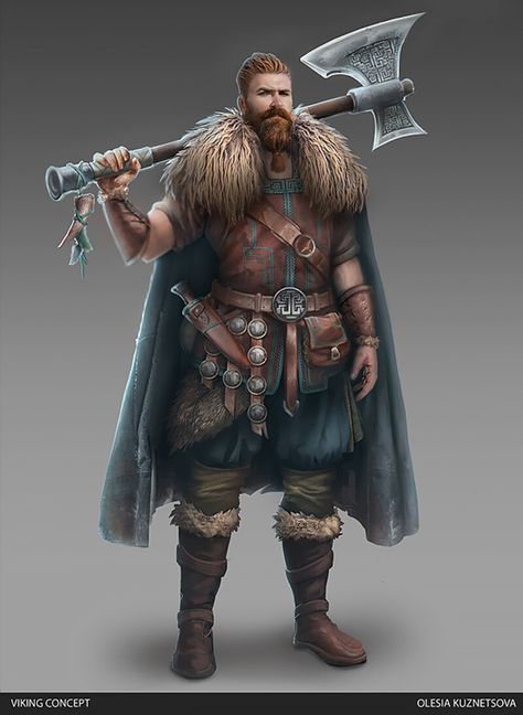 Dnd Viking, Viking Concept, Dnd Barbarian, Rpg Wallpaper, Viking Character, Viking Armor, Viking Men, Character Portrait, Rpg Characters