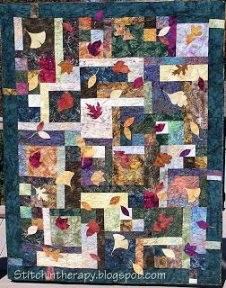 http://stitchintherapy.blogspot.com/2012/11/questions-on-turning-twenty-again.html Turning Twenty Quilt, Therapy Questions, Disappearing 9 Patch, Braid Quilt, Cluck Cluck Sew, Bargello Quilt, The Road Warriors, Big Block Quilts, Border Ideas