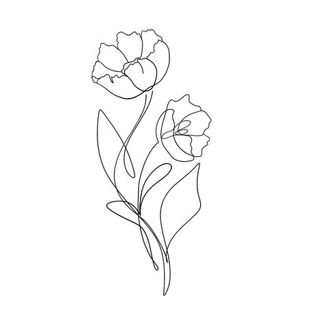 One Line Floral Drawing, Primrose Line Drawing, Continuous Line Flower Drawing, Flower Continuous Line Drawing, Continuous Line Tattoo Flower, Continuous Line Flower Tattoo, Single Line Flower Drawing, One Line Tattoo Flower, One Line Flower Tattoo