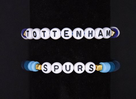 Clay Bead Bracelets, White Hart Lane, White Hart, Football Lover, Football Lovers, Clay Bead, Bead Bracelets, Polymer Clay Beads, White Clay