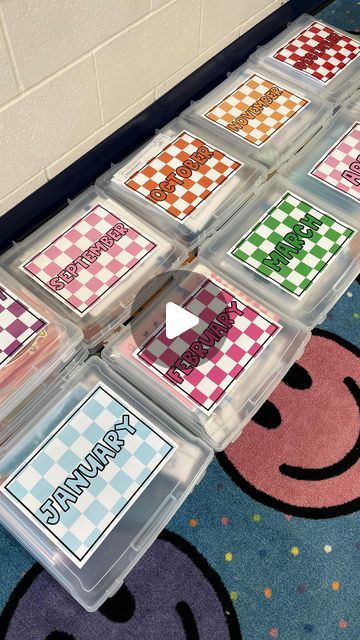 Paige | Third Grade Teacher on Instagram: "Classroom Organization Bins! ✨

A lot of you have been asking lately where these bins are from! I bought these my first year teaching and finally have really organized everything over my last four years. These are the perfect size and using the ziplock bags makes it so easy to organize in. 

If you comment BIN I can send the link to these specific bins! ✨

#teacherhacks #teacherorganization #classroomorganization #teachersofinstagram #teachertips #teachertrick #classroomsetup #classroomtakeover" Organization Bins, Classroom Goals, Scrapbook Box, First Year Teaching, Classroom Centers, Third Grade Teacher, Second Grade Teacher, My First Year, Teacher Organization