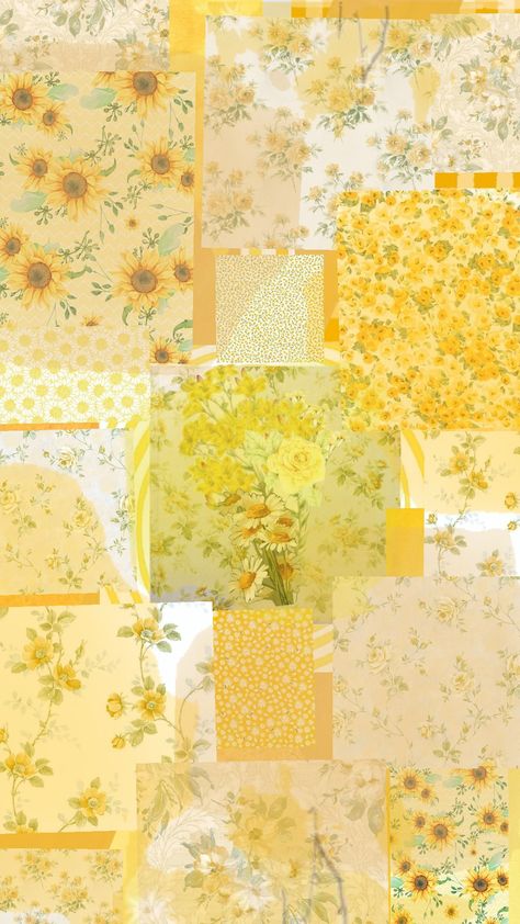 little yellow collage🌻 #yellow #flowers #yellowflowers #floral #wallpaper #aesthetic #cute Yellow Collage Wallpaper, Floral Wallpaper Aesthetic, Yellow Floral Wallpaper, Wallpaper Aesthetic Cute, Yellow Stuff, Yellow Collage, Yellow Aesthetic Wallpaper, Paper Phone, Summer Plans